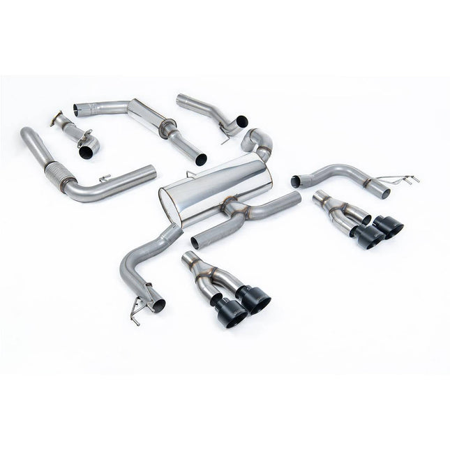 Milltek SSXHO221 Cat-Back Quad 100mm GT100B ECA for Honda Civic Type R FK2 (LHD)