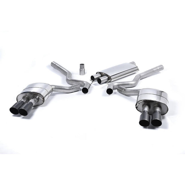 Milltek SSXFD181 Cat-Back Exhaust for Ford Mustang 2.3 EcoBoost S550 Fastback Cerakote Black