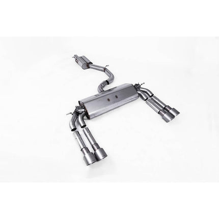 Milltek SSXAU477 Cat-Back Exhaust for Audi S3 Saloon/Cabrio (8V Non-GPF)