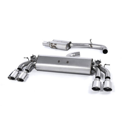 Milltek SSXAU400 Cat-Back ECA Exhaust for Audi S3 8V 3-Door 2.0 TFSI Quattro (non-GPF, 2013-2018)