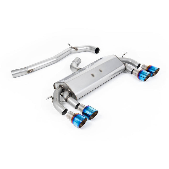 Milltek SSXVW410 Cat-Back Quad GT100 Exhaust for VW Golf Mk7 R 2.0 TSI 300PS (2014-2016)