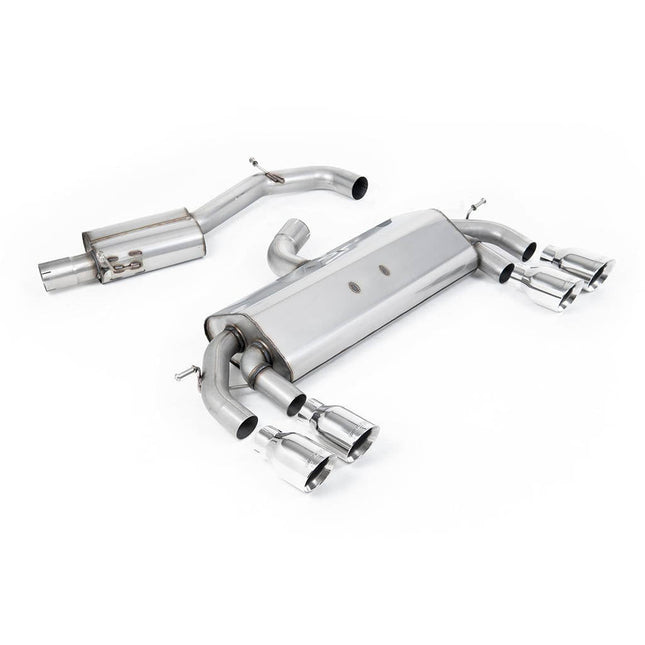 Milltek SSXVW412 Cat-Back Exhaust for VW Golf Mk7 R 2.0 TSI 300PS Quad (2014-2016)
