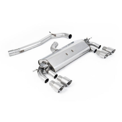 Milltek SSXVW405 Cat-Back Quad 100mm GT100 Exhaust for VW Golf Mk7 R 2.0 TSI 300PS (2014-2016)