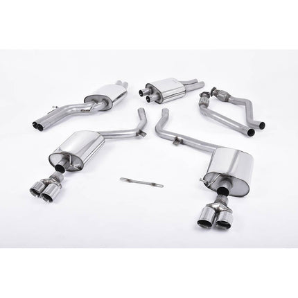 Milltek SSXAU261 Cat-Back Exhaust for Audi S4 & S5 3.0 Supercharged V6 B8 Polished