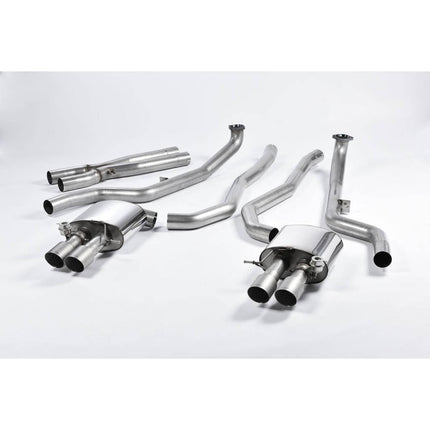 Milltek SSXBM1018 Cat-Back Exhaust Quad 90mm GT90 (ECE) for BMW M5 Saloon (F10)