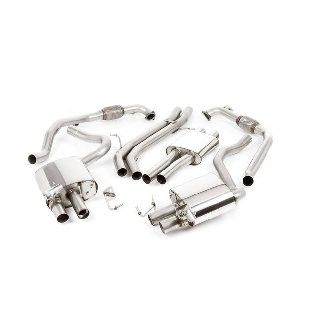 Milltek SSXAU679 Cat-Back Exhaust for Audi S5 (B9) Coupe / Cabriolet — Polished GT-100