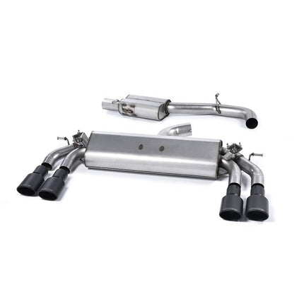Milltek SSXAU401 Cat-Back Exhaust for Audi S3 2.0 TFSI Quattro 3-Door 8V Cerakote Black