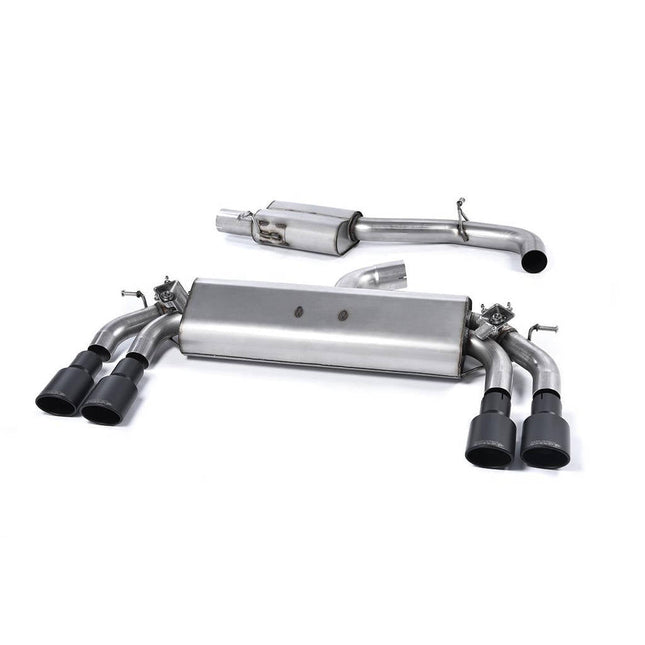Milltek SSXAU401 Cat-Back Exhaust for Audi S3 2.0 TFSI Quattro 3-Door 8V Cerakote Black