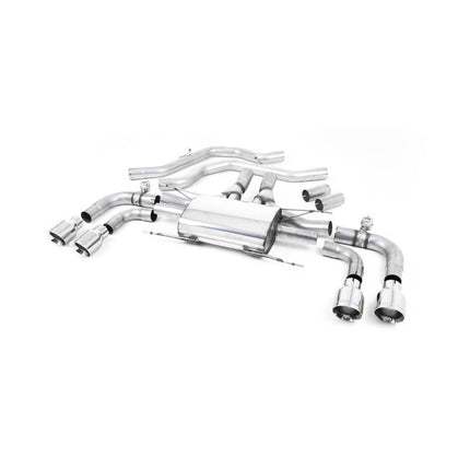 Milltek SSXAR001 Front-Pipe-Back Exhaust for Alfa Giulia Quadrifoglio