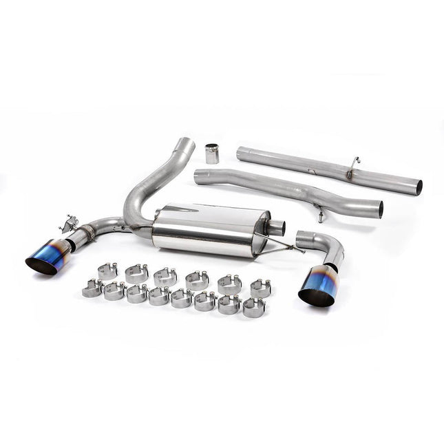Milltek SSXFD186 Cat-Back Dual GT115 Exhaust for Ford Focus Mk3 RS 2.3 EcoBoost (2016-2018)
