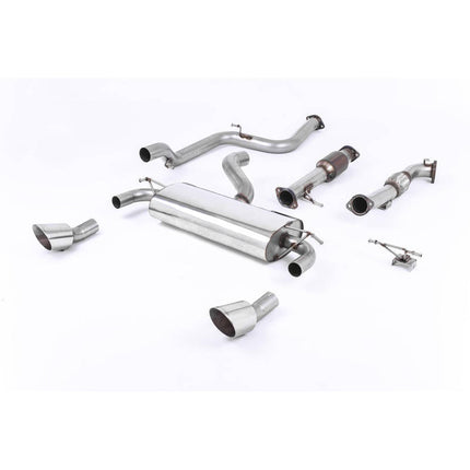 Milltek SSXFD083 Turbo-Back Exhaust with Sports Cat for Ford Focus RS (Mk2)