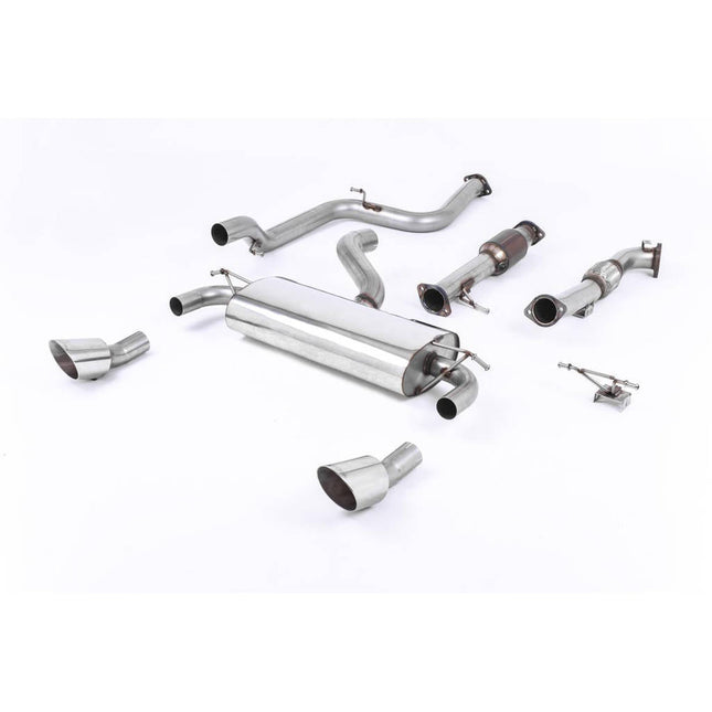 Milltek SSXFD083 Turbo-Back Exhaust with Sports Cat for Ford Focus RS (Mk2)