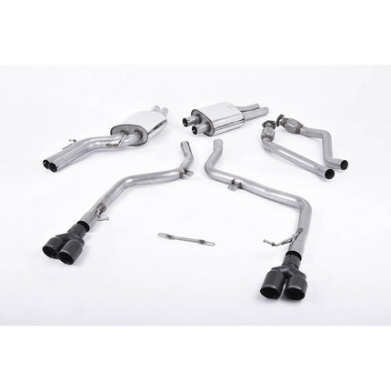 Milltek SSXAU559 Cat-Back Exhaust for Audi S5 3.0 TFSI B8 Coupe & Cabriolet S tronic Cerakote Black