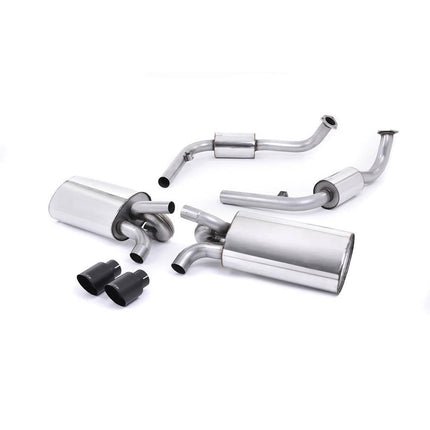 Milltek SSXPO117 Cat-Back Exhaust with Twin 90mm Tips for Porsche Boxster S / Cayman S 987 Gen2