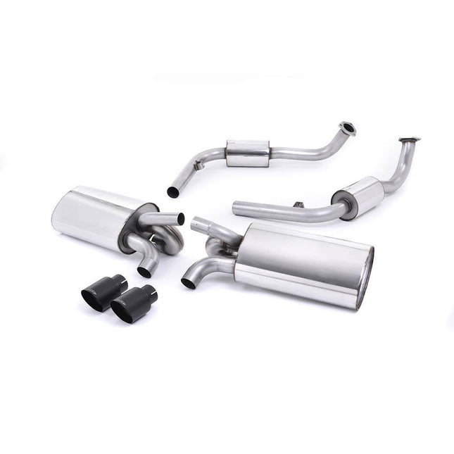 Milltek SSXPO117 Cat-Back Exhaust with Twin 90mm Tips for Porsche Boxster S / Cayman S 987 Gen2