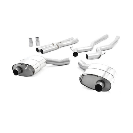 Milltek SSXFD219 Cat-Back 100mm GT100 Exhaust for Ford Mustang GT S550 5.0 V8 Fastback (2015-2018)