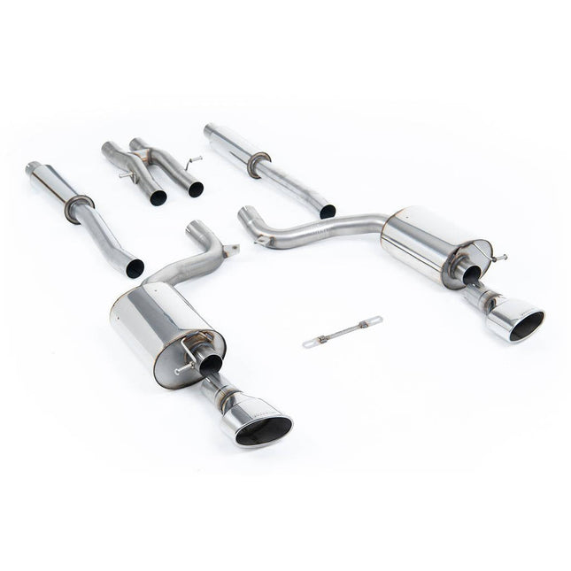 Milltek SSXAU213 Cat-Back Oval-Oval ECA Exhaust for Audi RS6 C6 5.0 V10 Biturbo Quattro (2008-2010)