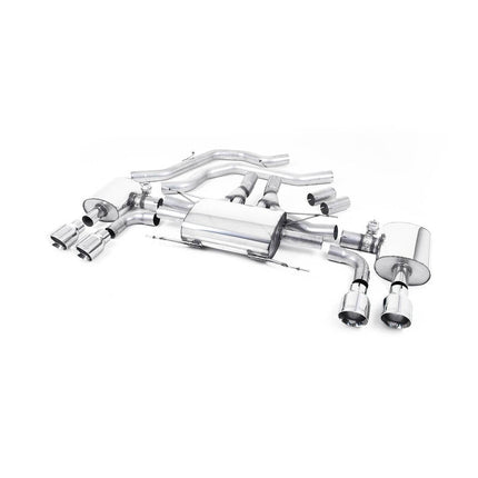 Milltek SSXAR12 Front-Pipe-Back Exhaust for Alfa Romeo Giulia Quadrifoglio 2.9 V6 Bi-Turbo