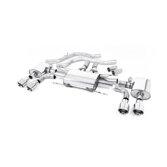 Milltek SSXAR12 Front-Pipe-Back Exhaust for Alfa Romeo Giulia Quadrifoglio 2.9 V6 Bi-Turbo