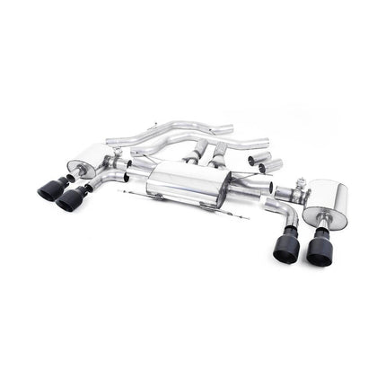 Milltek SSXAR13 Front-Pipe-Back Exhaust for Alfa Romeo Giulia Quadrifoglio 2.9 V6 Bi-Turbo