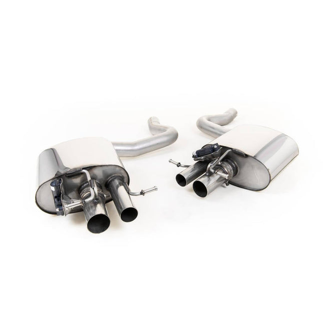 Milltek SSXMZ122 Valved Rear Silencers for Mercedes-AMG C63 / C63 S W205 Saloon