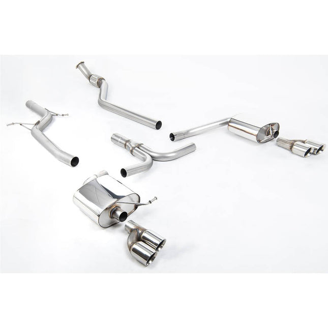 Milltek SSXAU627 Cat-Back Exhaust for Audi A4 2.0 TFSI B8
