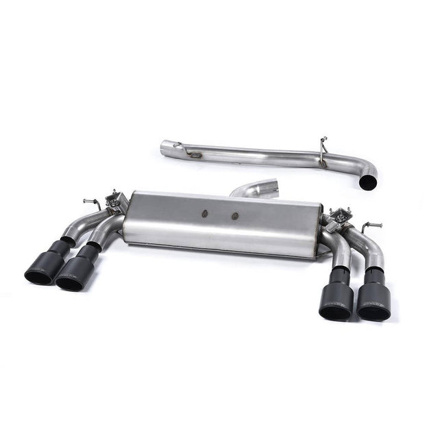Milltek SSXAU414 Cat-Back 104x80mm Black Velvet Oval Exhaust for Audi S3 8V Sportback 2.0 TFSI Quattro