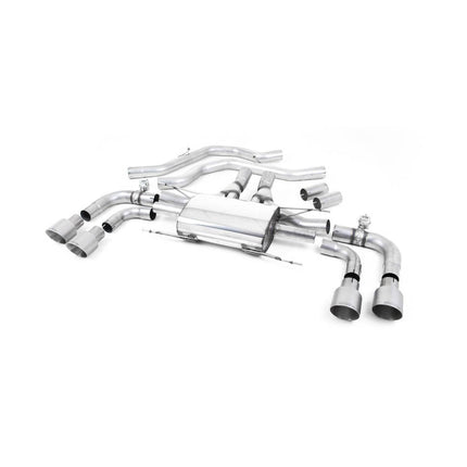 Milltek SSXAR003 Front-Pipe-Back Exhaust for Alfa Romeo Giulia Quadrifoglio
