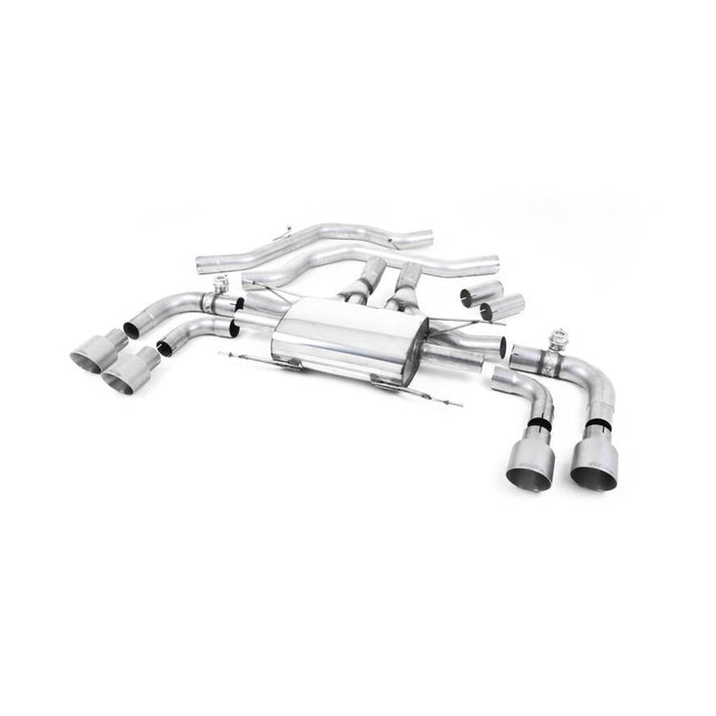 Milltek SSXAR003 Front-Pipe-Back Exhaust for Alfa Romeo Giulia Quadrifoglio