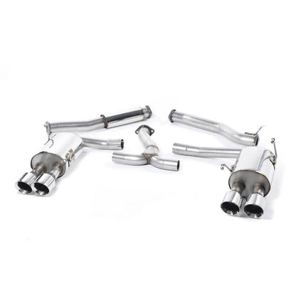 Milltek SSXSB044 Cat-Back Quad GT100 Exhaust for Subaru Impreza WRX STI Saloon (2014-2021)