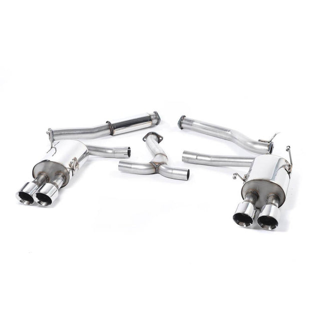 Milltek SSXSB044 Cat-Back Quad GT100 Exhaust for Subaru Impreza WRX STI Saloon (2014-2021)