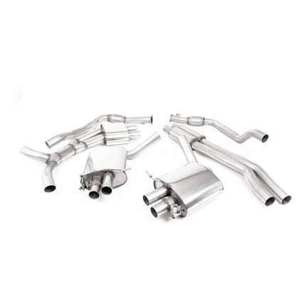 Milltek SSXAU750 Cat-Back ECA Exhaust for Audi RS4 B9 2.9 V6 Turbo Avant