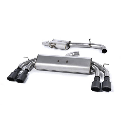 Milltek SSXAU549 Cat-Back Exhaust with Black Velvet Oval Tips for Audi S3 8V 2.0 TFSI quattro Sportback