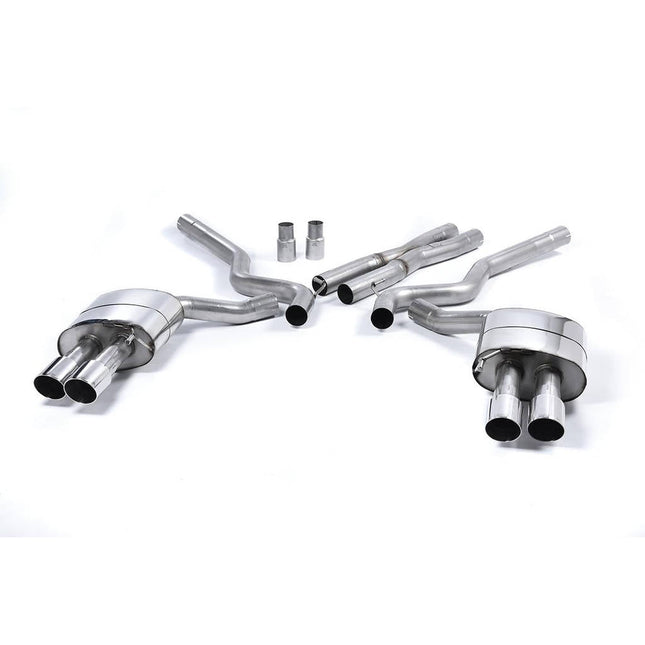 Milltek SSXFD158 Cat-Back Quad 90mm GT90 Exhaust for Ford Mustang GT 5.0 V8 S550 Fastback (2015-2018)