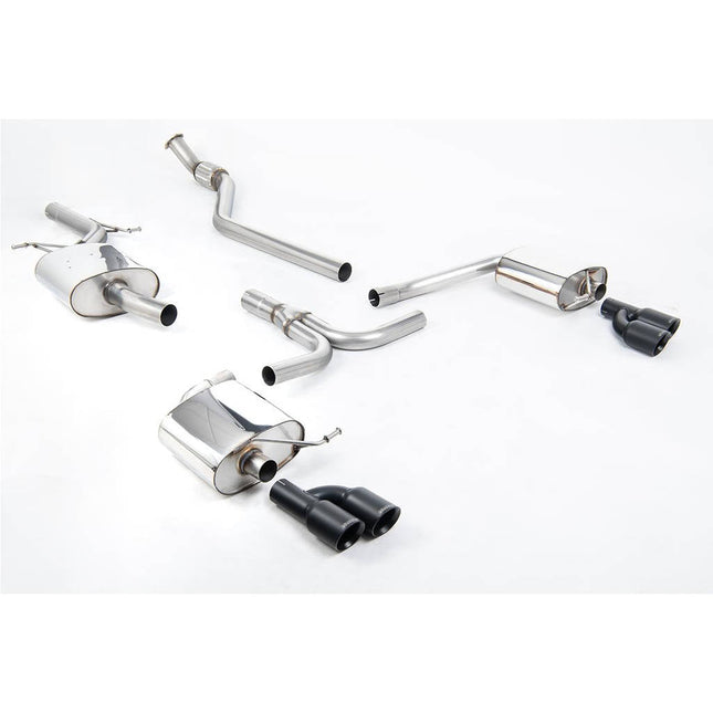 Milltek SSXAU661 Cat-Back Twin 80mm GT Exhaust for Audi A4 2.0 TFSI S line B8 Manual (2008-2011)