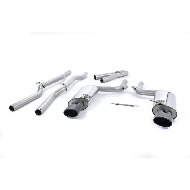 Milltek SSXAU062BLK Cat-Back Exhaust for Audi RS4 B7
