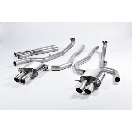 Milltek SSXBM1016 Cat-Back Exhaust (Quad 90mm GT90 ECA) for BMW M5 (F10)