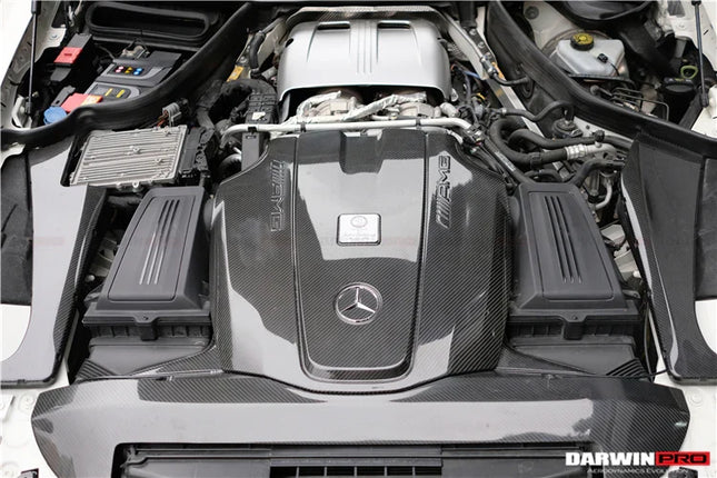 DarwinPro Autoclave Carbon Fiber Radiator Cover for Mercedes-AMG GT / GT S 2015-2020, image 6