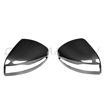 Mercedes W464 carbon fibre mirror fitted
