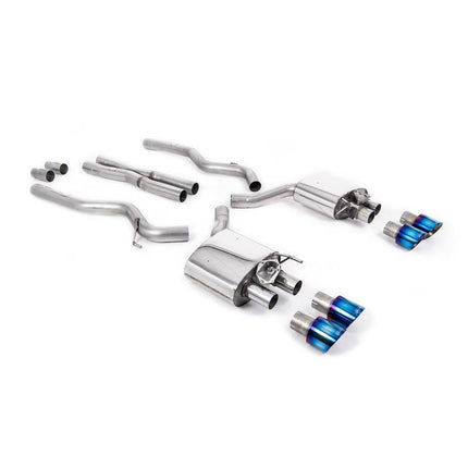 Milltek SSXFD285 Cat-Back Exhaust (Quad 100mm GT100) for Ford Mustang 5.0 V8 GT