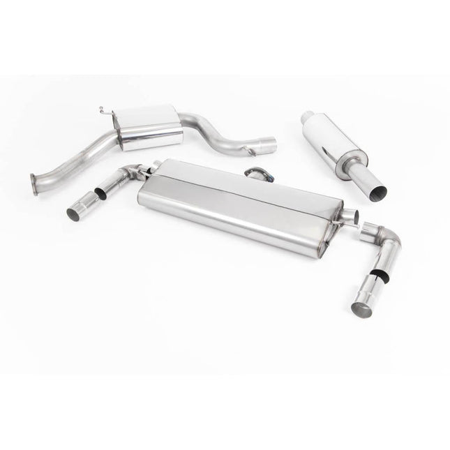 Milltek SSXSE213 Cat-Back Exhaust with Polished Jet Oval Tips for Seat Leon Cupra 300 2.0 TSI Non-OPF (2018-2019)