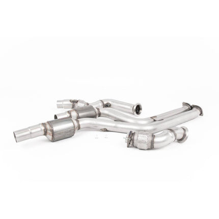 Milltek SSXBM1093 Large Bore Downpipes for BMW M2 Competition F87