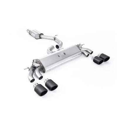 Milltek SSXAU780 Cat-Back Exhaust for Audi S3 2.0 TFSI Quattro 3-Door 8V.2 Carbon Jet