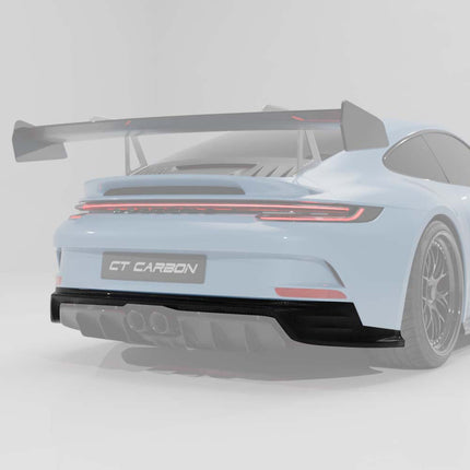 Porsche 992.1 GT3 carbon fibre rear bumper trim