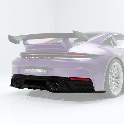 Porsche 911 992.2 Carrera Carbon Fibre Diffuser - CT Design (CT5966)