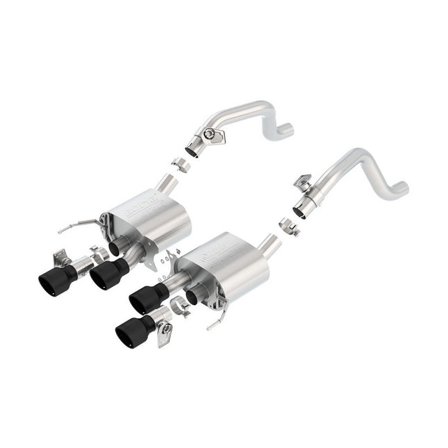 Borla 11856CB ATAK Axle-Back Exhaust for Chevrolet Corvette C7 6.2L (2014-2019)