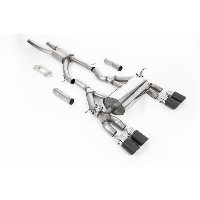 Milltek SSXBM1121 Cat-Back Exhaust for BMW M3 F80 & M4 F82/F83 (OPF/GPF) Carbon Jet