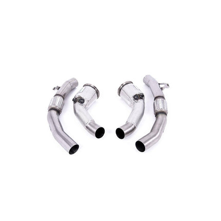 Milltek SSXAU870 Large-bore Downpipes & Cat-bypass Pipes for Audi RS6 / RS7 (C8) & S8 (D5)