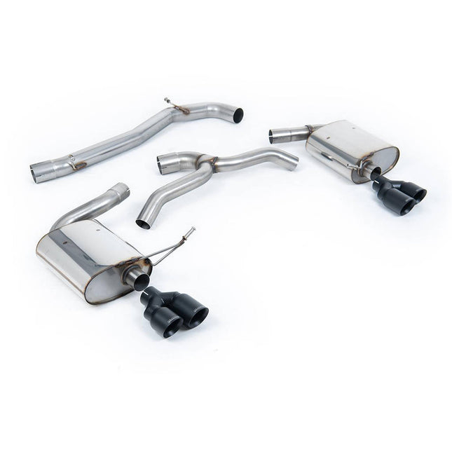 Milltek SSXSE238 Cat-Back Exhaust with Cerakote Black GT-80 Tips for Seat Leon ST Cupra 300 4x4 OPF (2019-2020)