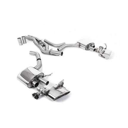 Milltek Sport Front Pipe-Back Exhaust for Audi RS6 C8 4.0 V8 Bi-Turbo (OPF/GPF) - SSXAU862